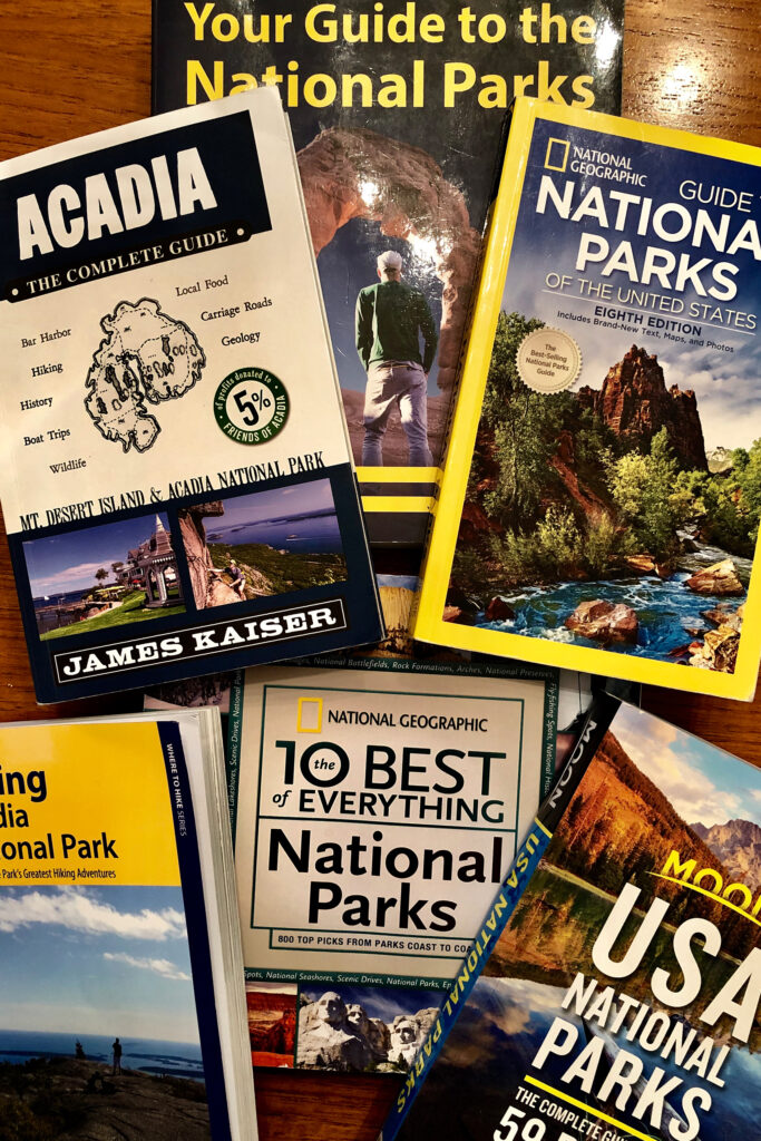 Acadia National Park maps, brochures, guides