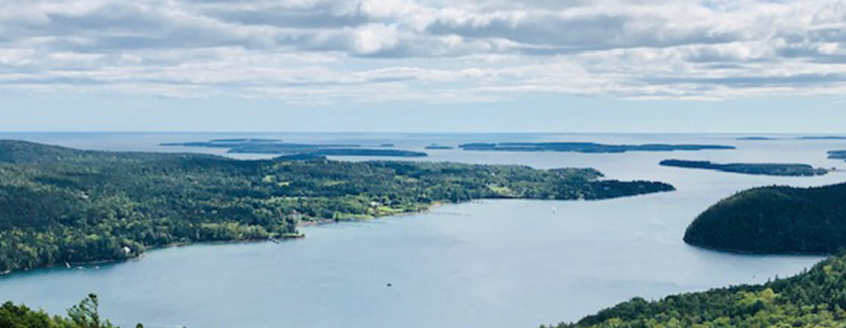 Acadia National Park Maine view from Acadia Mountain