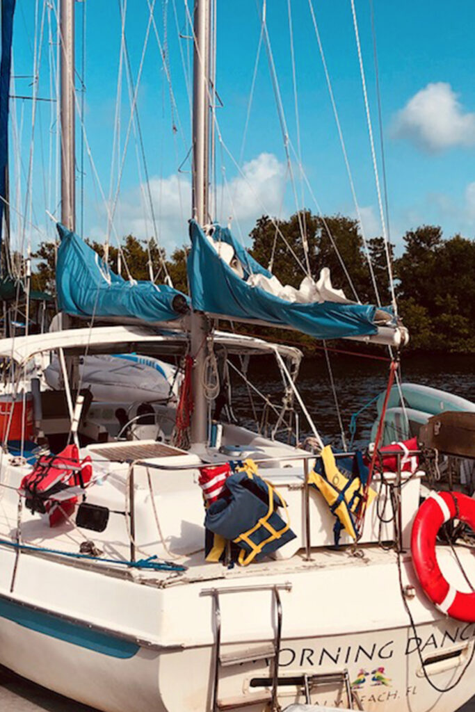 rented yacht Morning Dance on Biscayne Bay Biscayne National Park