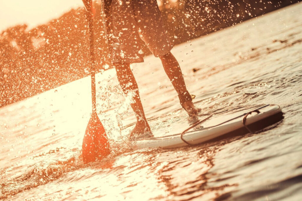 paddleboarding on Biscayne Bay Florida Biscayne National Park