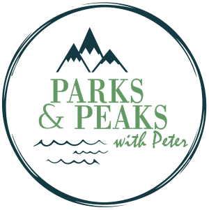 logo Parks & Peaks with Peter