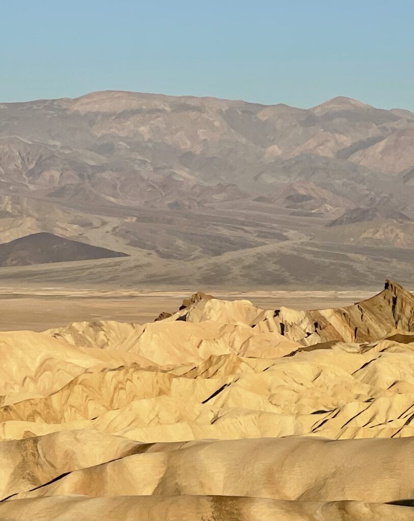 Panamint Range , Zabriskie Point Death Valley