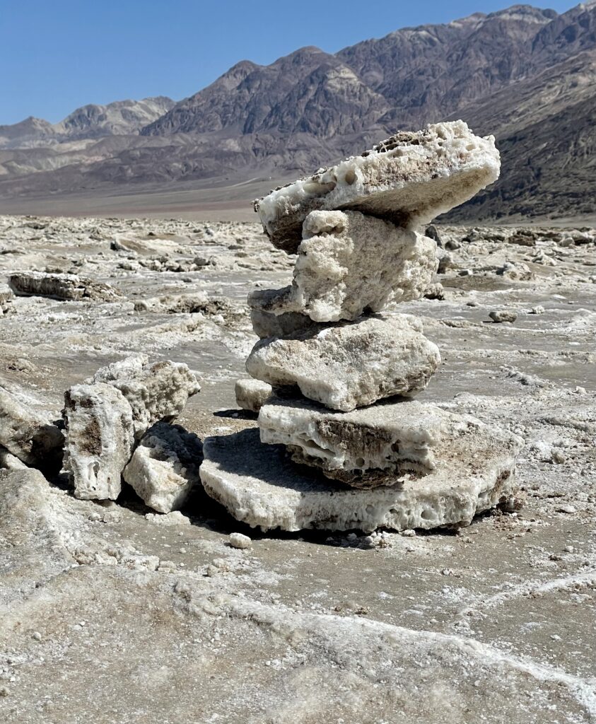 Salt Crust on the Salt Flats